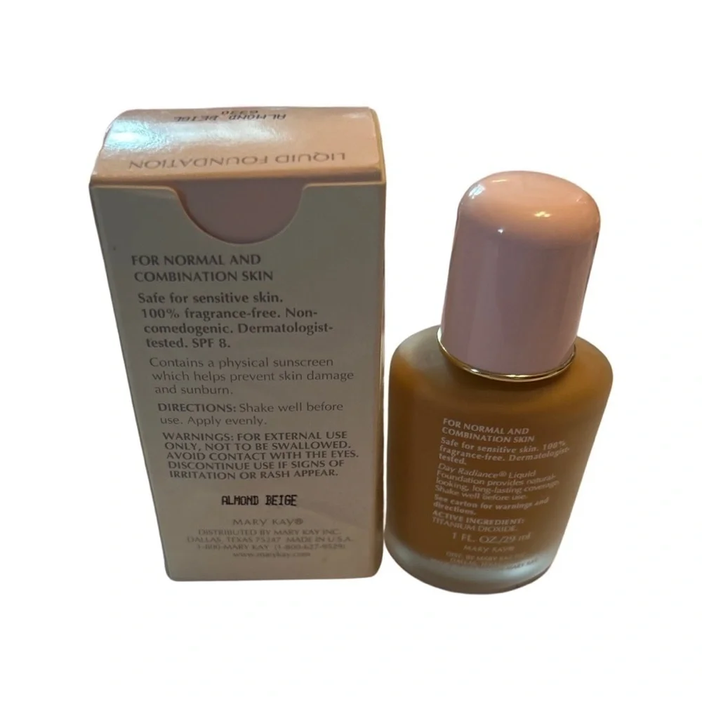 Mary Kay Day Radiance Oil-Free Foundation With Sunscreen Almond Beige #6330